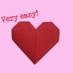 How To Make An Origami Heart Fold Heart Very Easy Way How To Make A Paper Heart Folding
