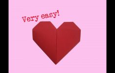 How To Make An Origami Heart Fold Heart Very Easy Way How To Make A Paper Heart Folding