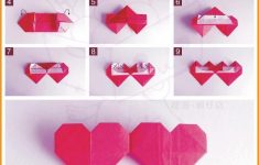 How To Make An Origami Heart How To Fold Double Origami Heart Diy How To Tutorial With All My