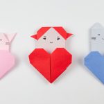 How To Make An Origami Heart Origami Cat Heart Tutorial Origami Heart Pocket Paper Kawaii