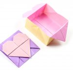 How To Make An Origami Heart Origami Opening Heart Box Envelope Tutorial Paper Kawaii