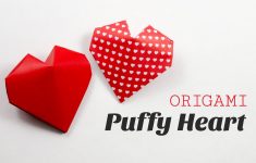 How To Make An Origami Heart Origami Puffy Heart Instructions 3d Paper Heart Diy