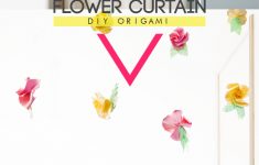 How To Make Origami Flowers Craft A Doodle Doo Inspiration Nation Diy Origami Flower Curtain