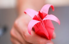 How To Make Origami Flowers How To Fold An Origami Lily With Pictures Wikihow