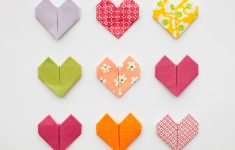 How To Make Origami Heart Diy Origami Hearts For Valentines Day Paperlust