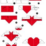 How To Make Origami Heart How To Make An Origami Heart With Wings Free Printable Papercraft