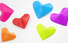 How To Make Origami Heart How To Make Origami 3d Lucky Hearts Ideas On How To Use Them