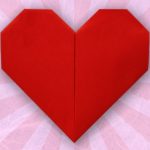 How To Make Origami Heart Origami Heart Folding Instructions Youtube