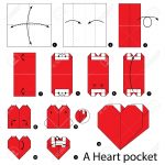 How To Make Origami Heart Step Step Instructions How To Make Origami Heart Pocket Royalty