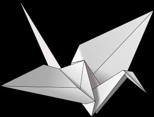 How To Origami Crane Fileorigami Cranesvg Wikimedia Commons