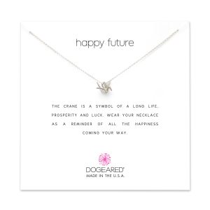 How To Origami Crane Happy Future Origami Crane Charm Necklace Sterling Silver Dogeared