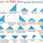 How To Origami Easy Step By Step How To Make An Origami Butterfly Cool2bkids