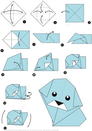 How To Origami Easy Step By Step How To Make An Origami Dog Step Step Instructions Super