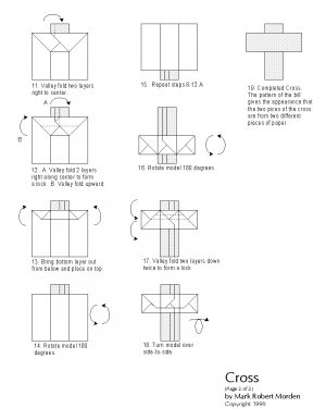 How To Origami Money Dollar Bill Cross Mr Morden