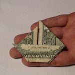 How To Origami Money Fold Money Sailboat Origami 1 One Dollar Bill Tutorial Full