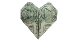 How To Origami Money How To Fold A Money Origami Heart Youtube