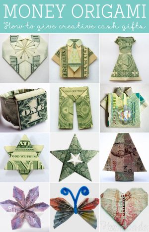 How To Origami Money How To Fold Money Origami Or Dollar Bill Origami