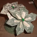How To Origami Money How To Make A Money Origami Flower Bliss Tree