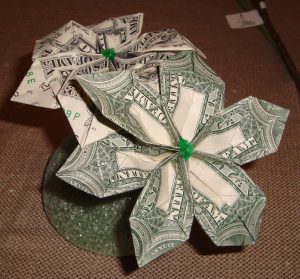 How To Origami Money How To Make A Money Origami Flower Bliss Tree