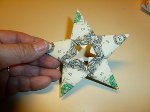 How To Origami Money Make It Easy Crafts Easy Money Folded Five Pointed Origami Star