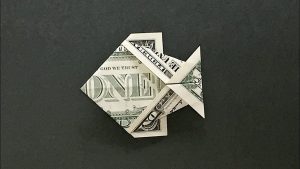 How To Origami Money Money Origami Fish Instructions How To Fold A Dollar Bill Fish Easy