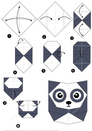How To Origami Step By Step How To Make An Origami Panda Step Step Instructions Free