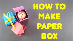 How To Origami Step By Step How To Make Paper Box Easy Origami Step Step Tutorial On How To