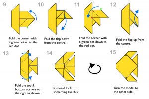 How To Origami Step By Step Step Step Instructions For Making An Origami Fish