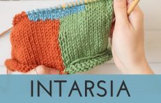 Intarsia Knitting Patterns Intarsia Knitting Tutorial Vertical Colorwork For Beginners Youtube