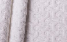 Knit Fabric Patterns China Knitting Fabric For Mattress With White Jacquard Patterns