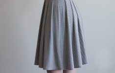 Knit Fabric Patterns How To Make A Pleated Midi Skirt Pattern In Any Size Its Always