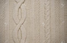 Knit Fabric Patterns Texture Of White Knitted Fabric With Patterns Stock Photo Picture