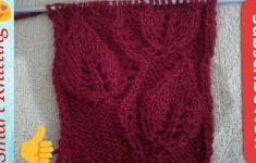 Knit Leaf Pattern Free Beautiful Leaf Pattern Smart Knitting Latest 2017 In Hindi Easy