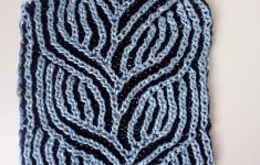 Knit Leaf Pattern Free Brioche Knitting Leaves Knitting Patterns Youtube