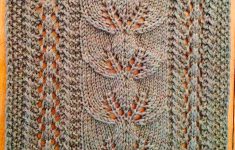 Knit Leaf Pattern Free Leaves Destashification Climbing Leaves Scarf Free Pattern The