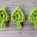 Knit Leaf Pattern Free Leaves Fiber Flux Free Crochet Patternone Round Leaf With Stem