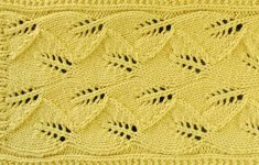 Knit Leaf Pattern Free Leaves Lace Leaf Scarf Lace Knitting Repeat Explained Stitch Stitch