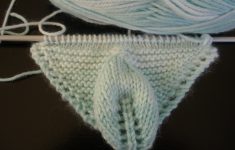 Knit Leaf Pattern Free Leaves Leaf Square Ba Blanket