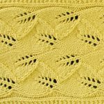 Knit Leaf Pattern Scarf Lace Leaf Scarf Lace Knitting Repeat Explained Stitch Stitch