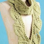 Knit Leaf Pattern Scarf Leaf Lace Knitting Patterns In The Loop Knitting