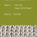 Knit Stitches Patterns How To Knit The Bamboo Stitch Pattern Knitting Pinterest