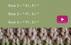 Knit Stitches Patterns How To Knit The Irish Moss Stitch Pattern With Studio Knit Stitch