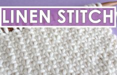 Knit Stitches Patterns Linen Knit Stitch Pattern One Color Youtube