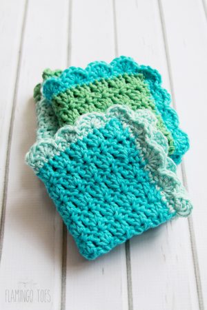 Knit Washcloth Pattern Easy Easy Crochet Dish Cloth Pattern