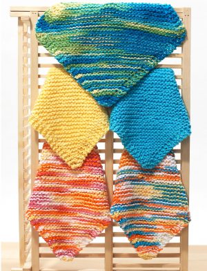 Knit Washcloth Pattern Easy Easy Knit Dishcloth Pattern Favecrafts