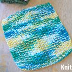 Knit Washcloth Pattern Easy Knit A Super Simple Washcloth For Beginners Crafts Pinterest