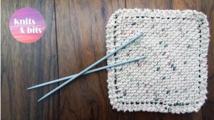 Knit Washcloth Pattern Easy Learn To Knit Simple Dishcloth Knitting For Beginners Youtube