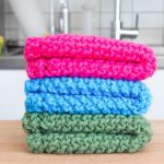 Knit Washcloth Pattern Free Easy Easy Knit Dishcloth Washcloth 3 Steps With Pictures