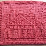 Knit Washcloth Pattern Free Simple Digknitty Designs Gingerbread House Too Knit Dishcloth Pattern