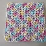 Knit Washcloth Pattern Free Simple Free V Stitch Dishcloth Pattern